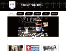 Tablet Screenshot of cruzdeferromotoclube.org.br